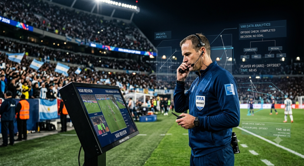 VARgentina controversy during FIFA 2026 highlighting VAR technology and football decision making